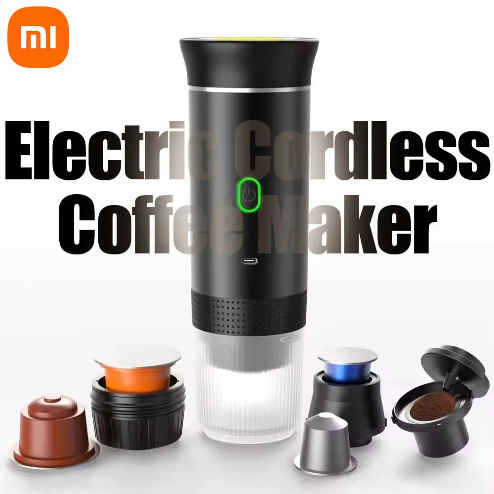 

Xiaomi Electric Coffee Making Machine Wireless Type-C Rechargeable 3 in 1 Portable Coffee Makers Multiple Modes Household Travel