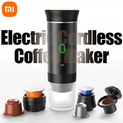Xiaomi Electric Coffee Making Machine Wireless Type-C Rechargeable 3 in 1 Portable Coffee Makers Multiple Modes Household Travel