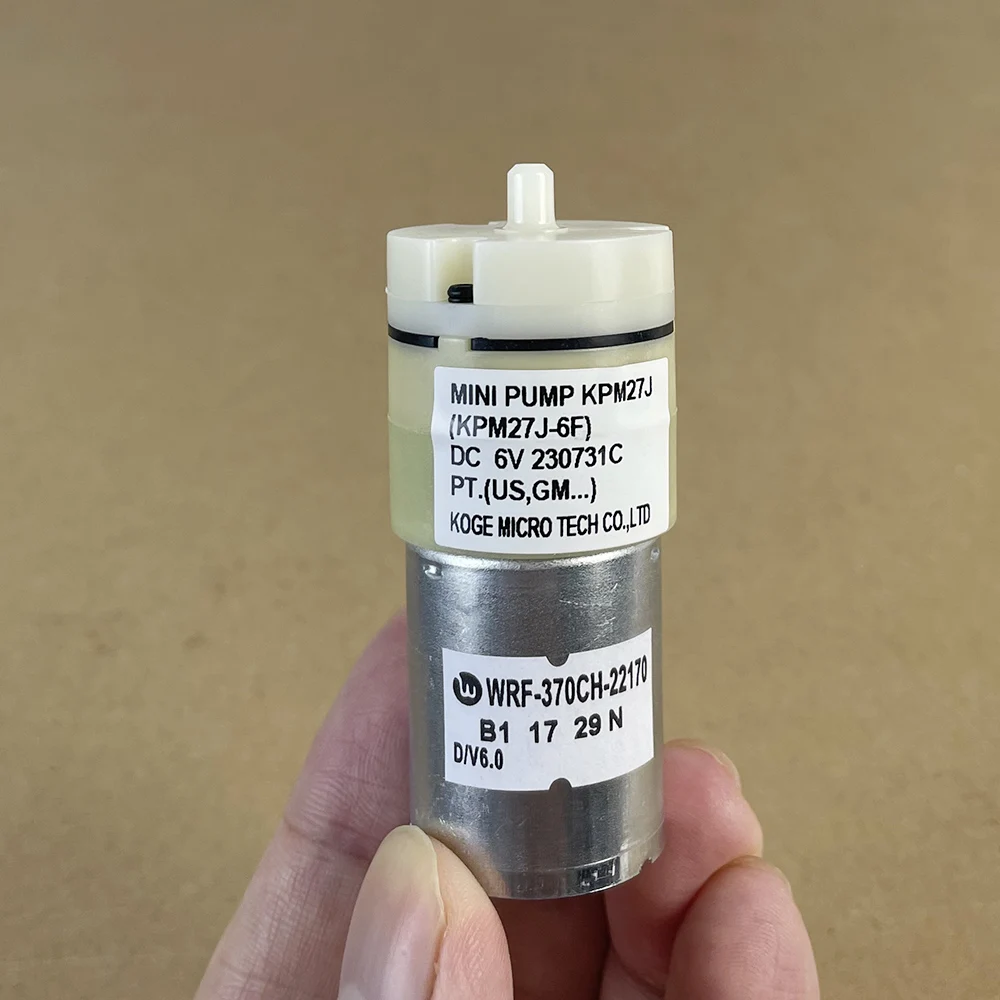 

KOGE KPM27J-6F DC 6 В небольшой мембранный насос мини 27 мм 370 воздушный насос для аквариума аквариумный насос тестер артериального давления тонометр