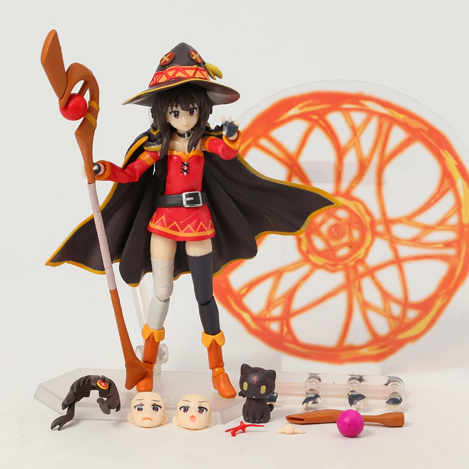 Figma 407 Megumin Bless This Wonderful World 2 Anime Figurine Collectile Action Figure Toy