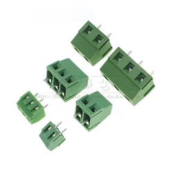 KF128 3.81/5.0/7.5MM terminal block, green terminal block, screw type PCB terminal 100 pcs