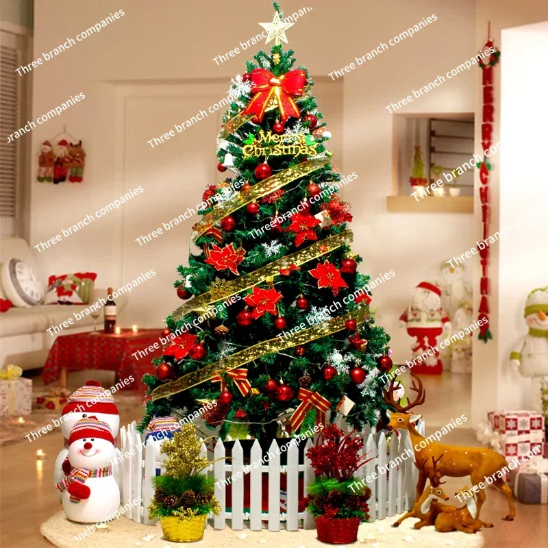 Christmas Tree 1.5/1 8/2.1/3/4 Meters Home Package Encrypted Luminous Luxury 2024 New DIY Ornament