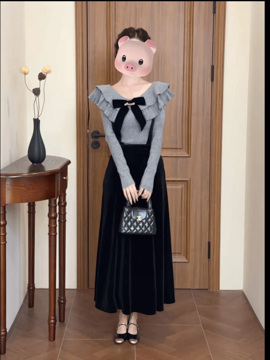 

Потрясающий весенний новый модный женский комплект: юбка с высокой талией и блузка с длинным рукавом, корейский стиль, две части.