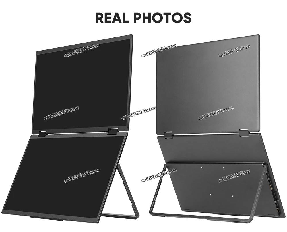 15.6 Inch Triple Portable Gaming Monitor Expander Dual FHD 1080P IPS Type-C Mini High Definition Laptop Display Multi-Angle