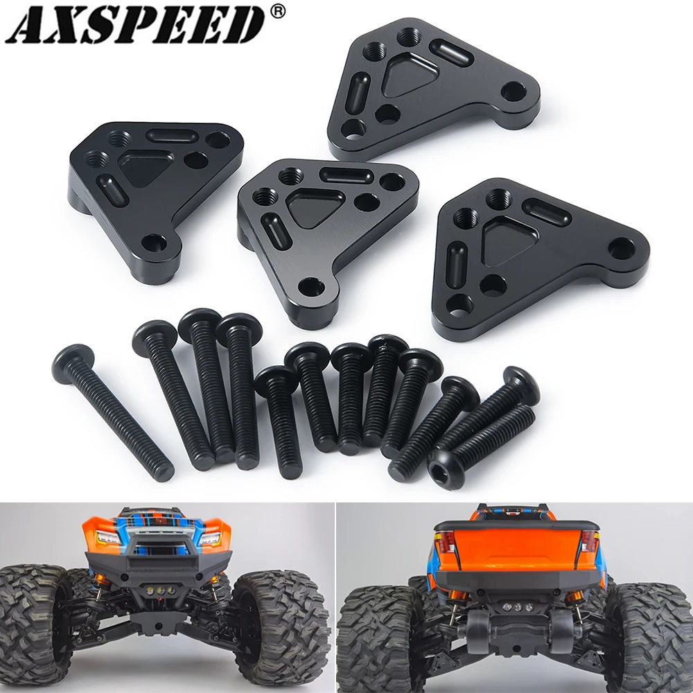 AXSPEED 4PCS Front and Rear Heighten Shock Mount Towers for Maxx WideMaxx #89086-4 1/10 RC Truck Car Upgrade Parts