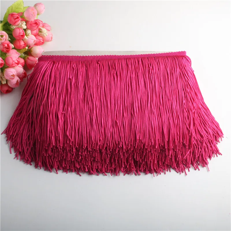 10 Yards/lot Beautiful Fringe Tassel Lace Trim for DIY Accessories Latin Stage Performance Lace Ribbon