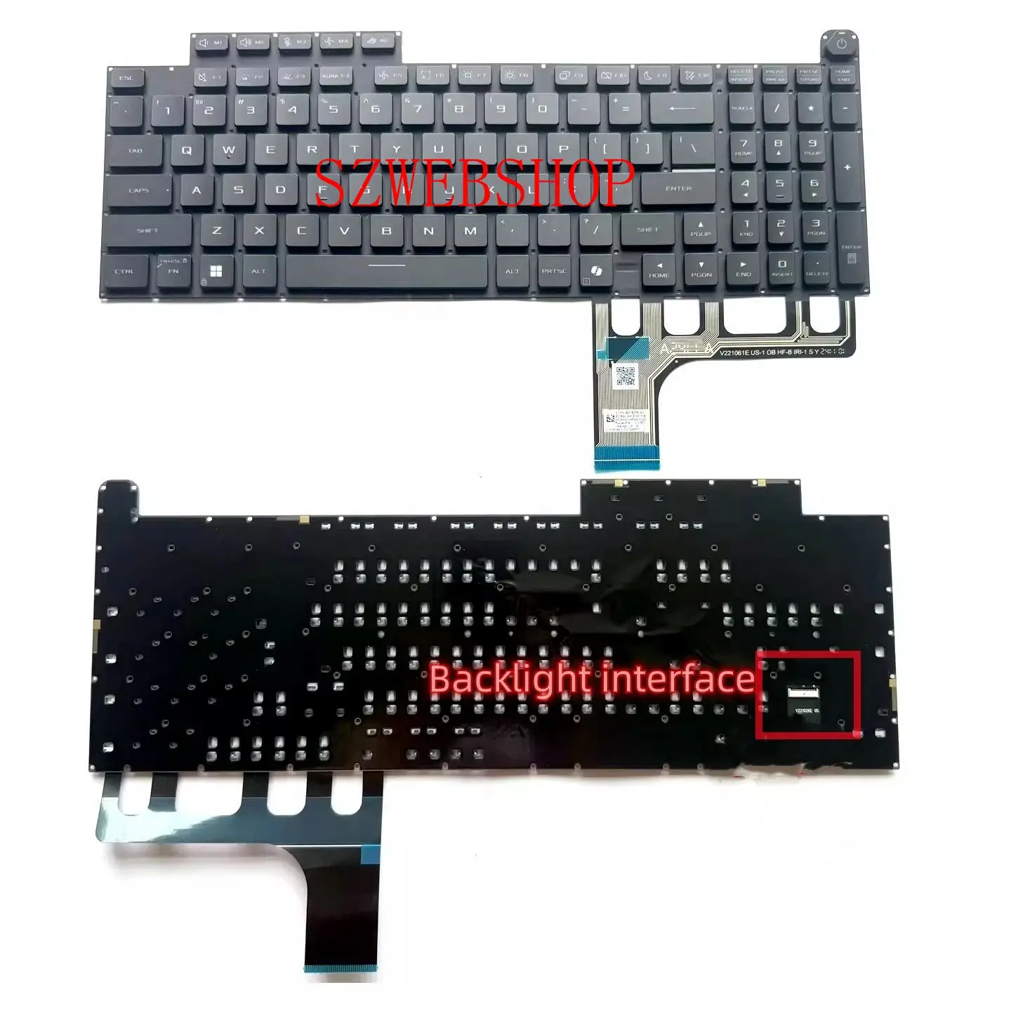 

New Laptop FOR Asus ROG Strix SCAR 18 G835LR G835LW G835LX US Keyboard Per-Key Backlit 2025