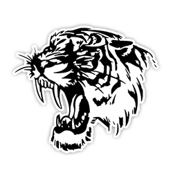 CK3338# Saber-toothed Tiger Vinyl Car Sticker Waterproof Removable Decal Self-adhesive Auto Decoration Personality Styling