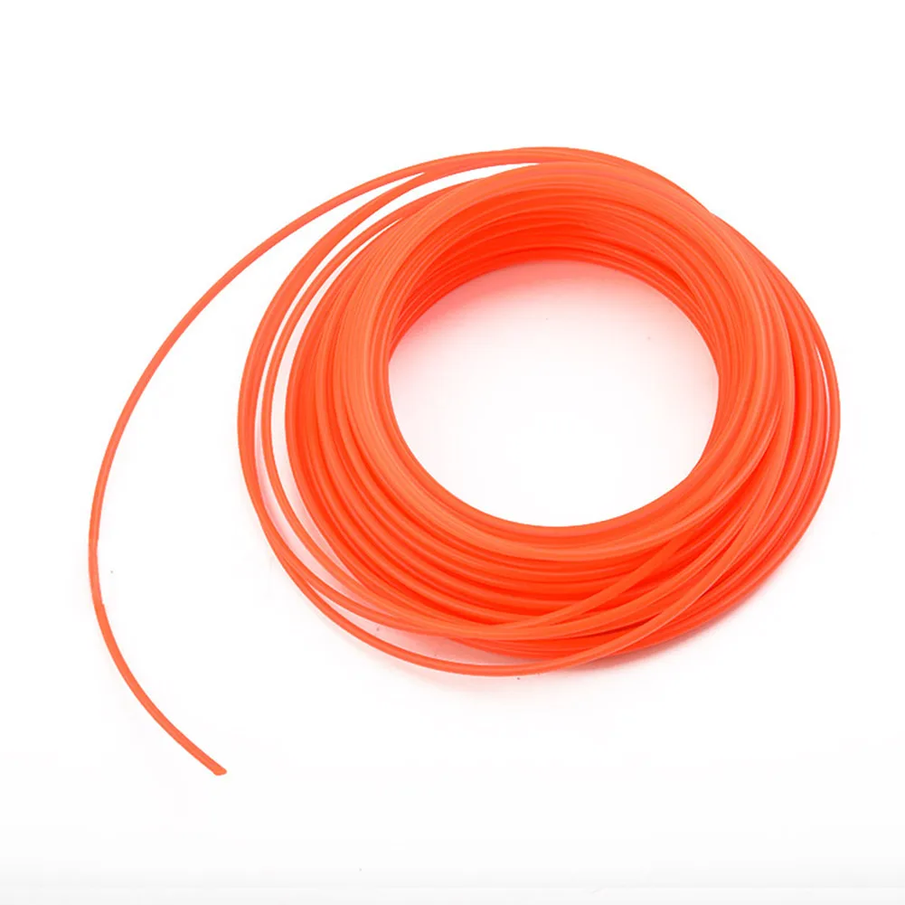 Linea per decespugliatore Linea per bobina Filo per decespugliatore in nylon 15mx2mm Linea per decespugliatore per tosaerba Accessori per elettroutensili da giardino di ricambio