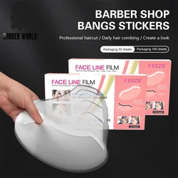 50/100Pcs Disposable Face Shields Makeup Shower Visors Barber Masks for Hairspray Salon Tools Barber Hairdressing Supplies