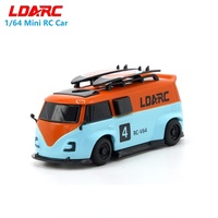 LDARC V64 1/64 RWD Race Van RV bus mini RC Car  turbo full proportional remote contol Vehicles Toy Models for Kids adults