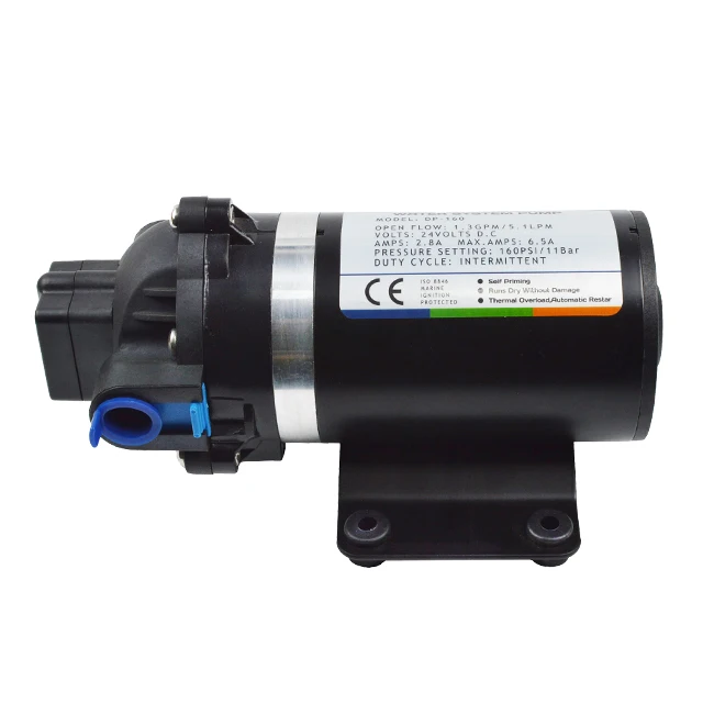 Dp-160 12v 24v Car Washer 160Psi 7 LPM High Pressure Water Jet Pump For Caravan RV