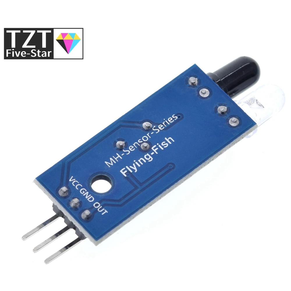 Picture 7: TZT Smart Electronics Smart Car Robot Reflective Photoelectric 3pin IR Obstacle Avoidance Detection Module For Arduino DIY KIT