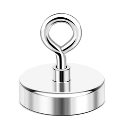 Strong Neodymium Fishing Magnets 300 lbs(136 KG) Pulling Rare Earth Magnet High Power with Handle Diameter 1.89