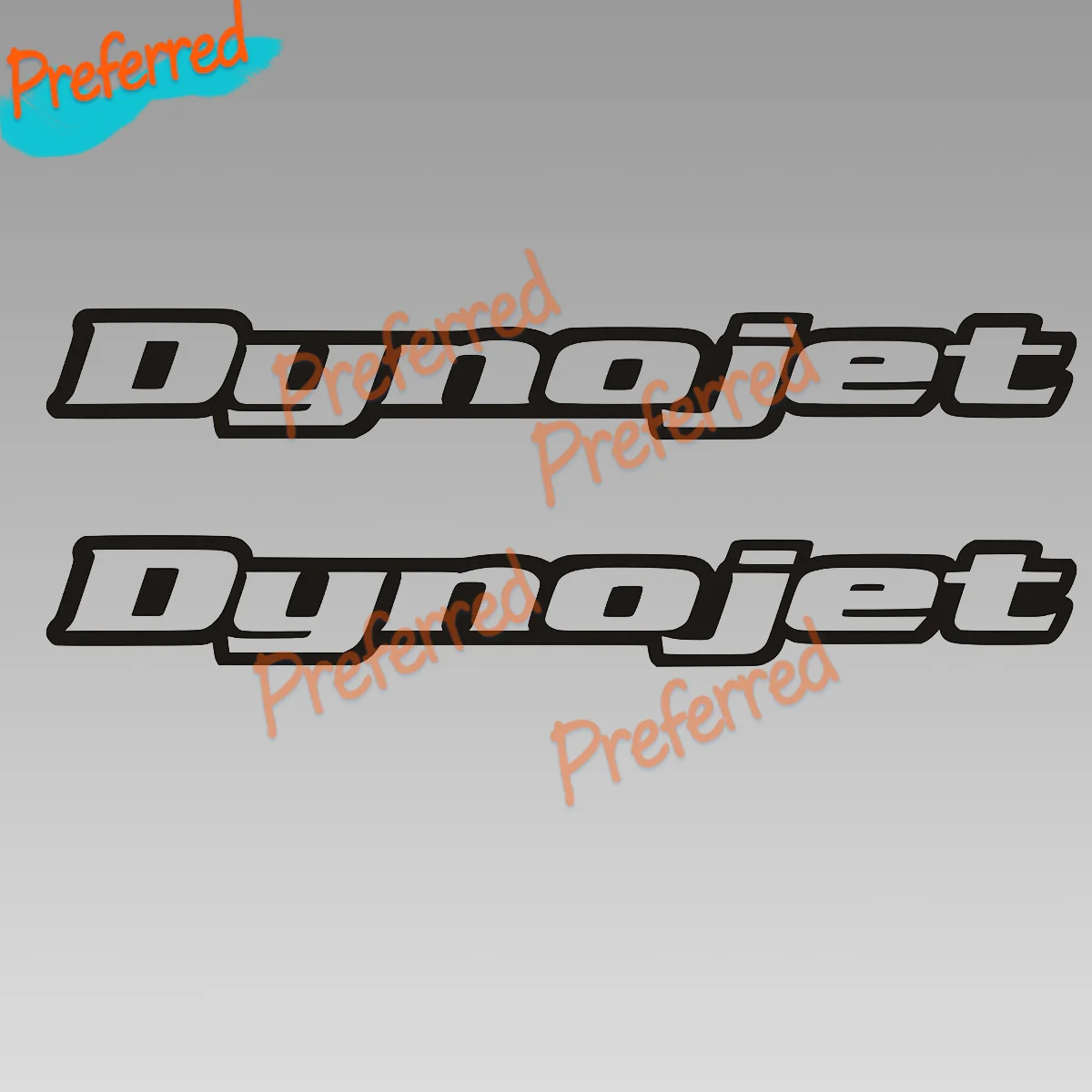 

2 X PEGATINAS STICKER VINILO DYNOJET Sponsor Vinyl Aufkleber Autocollant Decal Customizable in Any Size No Background