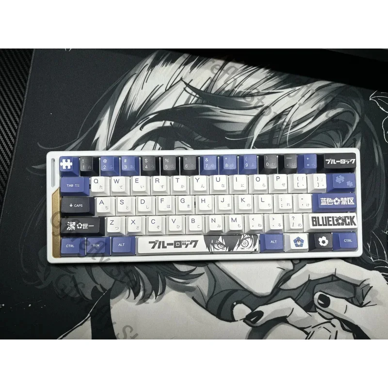 Anime Series BLUE LOCK Craft Keyboard Cap Computer Kforce Colleagues Isagi Yoichi Keycap Decorate Ambitus Gift