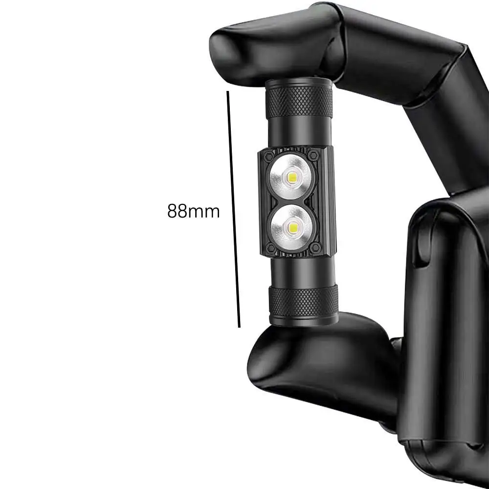 HD25 White LED Memory Headlamp 1000 lumen Powerful Headlight Type C USB 18650 Head Torch for Camping Hunting Flash Night Lamp