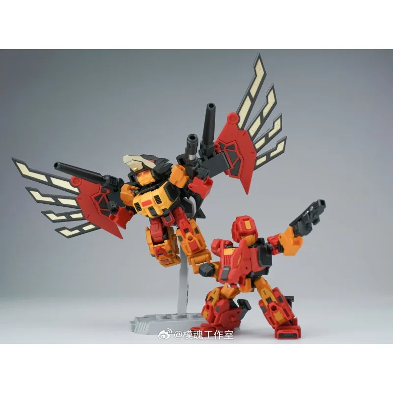 In Stock Laser Cat Toys Transformed Toys Little Seductive Q-version Combination Steel Cell Party SD Combination King Kong