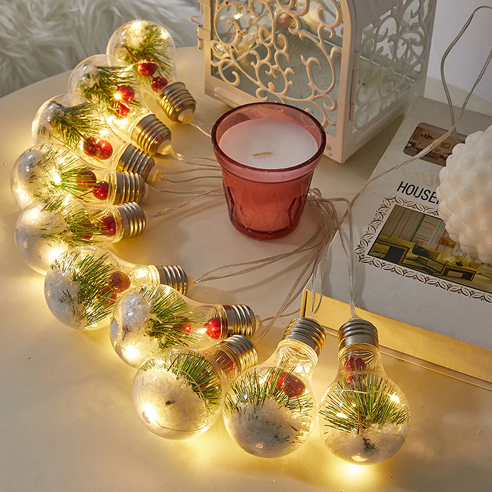 

Christmas Tree String Lights LED Lamp Decor Red Fruit 20M Outdoor Christmas Party Decoration Holiday Lighting Festive Atmosphere