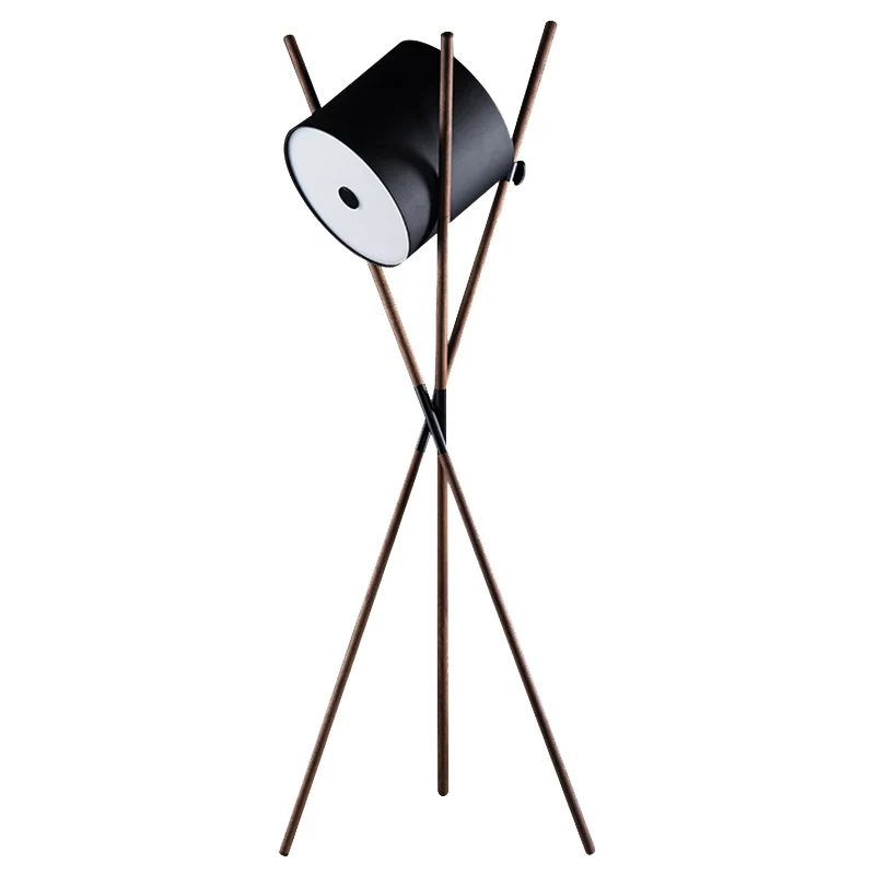 

Walnut floor lamp creative and simple vertical floor lamp in living room bedroom and study