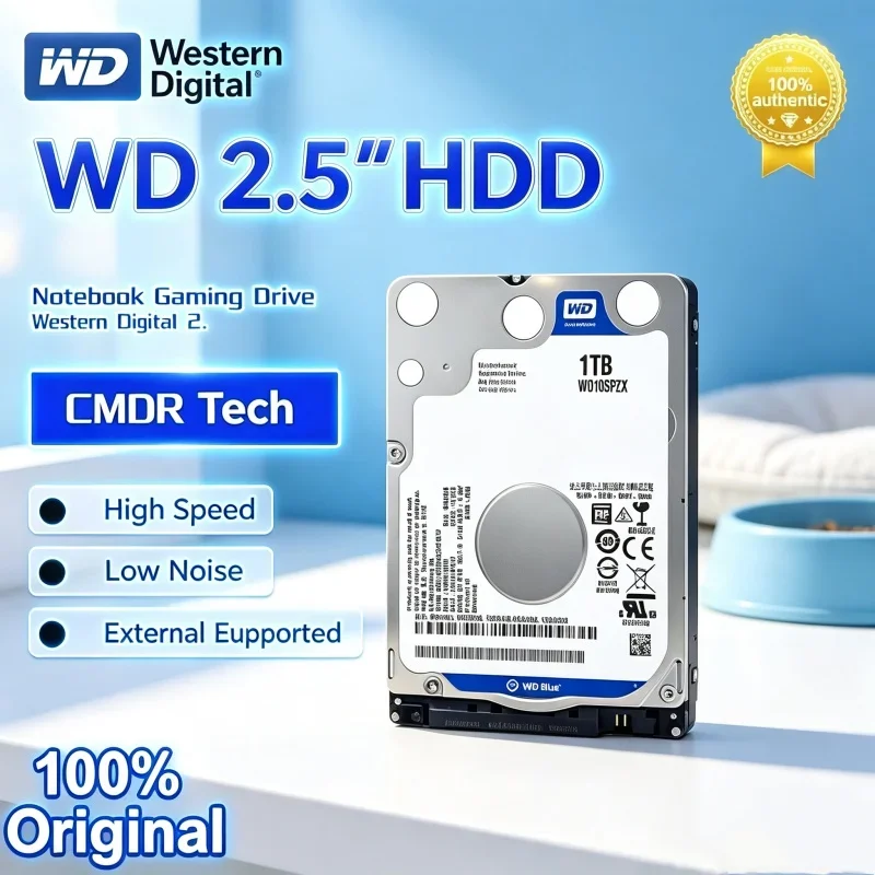 Western Digital WD HDD 500GB 1TB SATA 6.0Gb/s 2.5