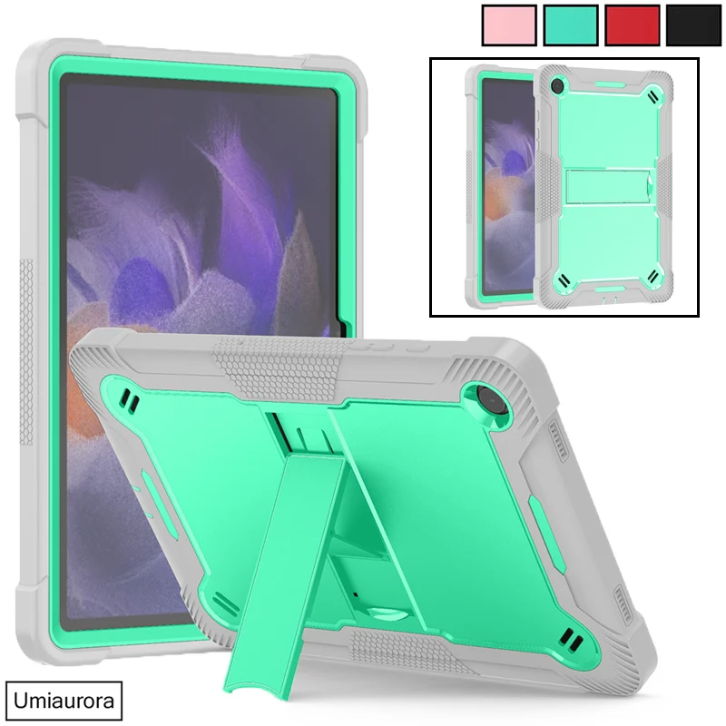 

For Samsung Tab A11 8.7 SM-X130 A7 A8 A9+ Plus 11 inch SM-X210 X230 S6 Lite 10.4" Armor Case Shockproof Stand Tablet Cover Funda
