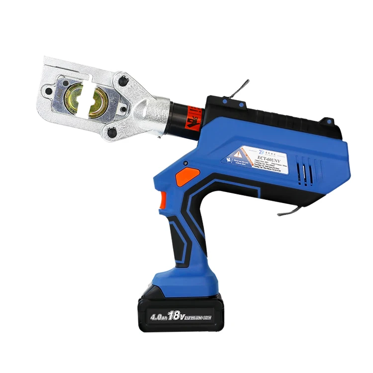 

ECT-60UNV Multifunction 360 Degree Rotation 6 Ton Hydraulic Wire Cable Lug Electric Crimping Tool