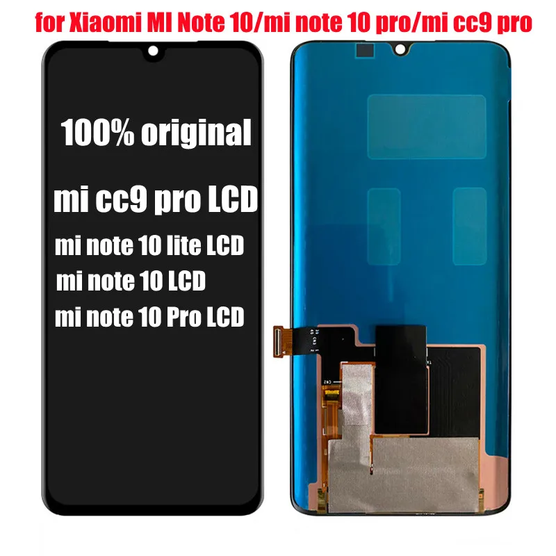 For xiaomi mi note 10 pro LCD screen for xiaomi mi cc9 pro LCD display for Xiaomi MI note 10 lcd