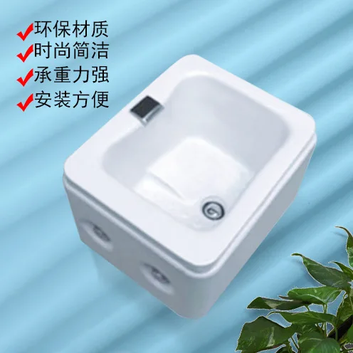 Acrylic bath square bath, hotel club bath, engineering household spa foot bath bucket