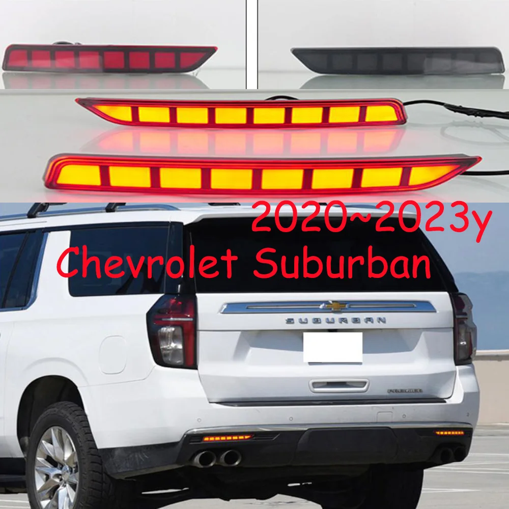 car accessories bumper tail light for Chevrolet Suburban taillight LED Reflector 2020~2023y Taillamp Suburban fog lamp