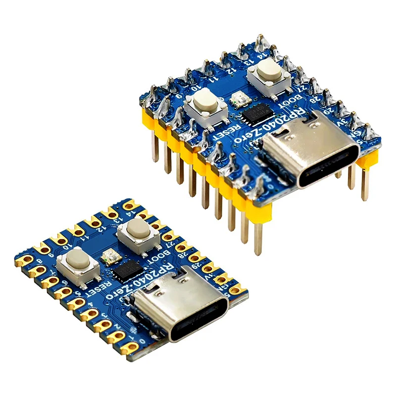 Módulo de placa de desarrollo Raspberry Pi PICO Original, de doble núcleo minimicrocontrolador, procesador Cortex M0 +, 2MB, FlashUSB, RP2040-Zero