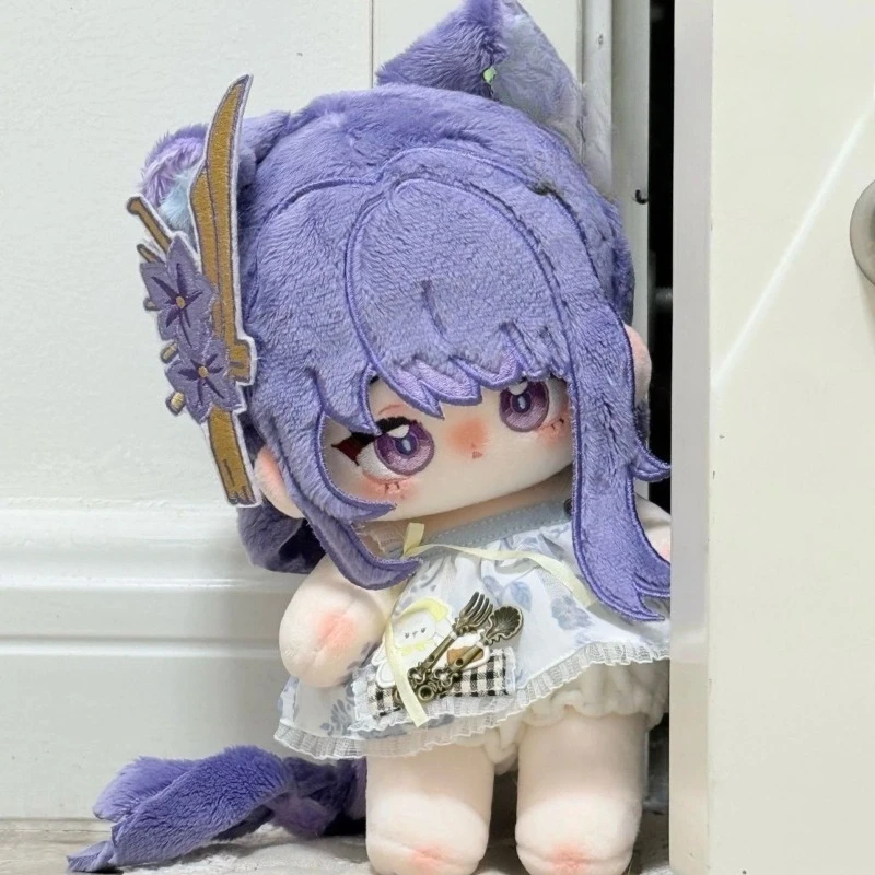 

20cm Anime Game Genshin Impact Kawaii Cosplay Cotton Doll Body Ears With Skeleton Beelzebul Soft Plushies Toy Figures Fans Gift