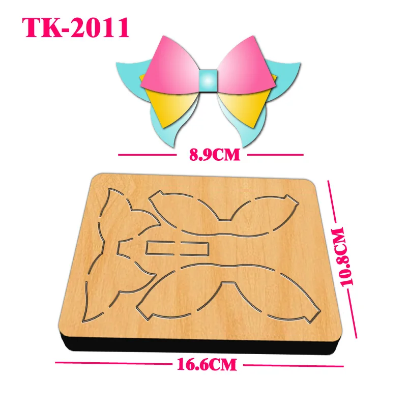 

Cute bow leather cutting mold, wooden cutting mold for DIY hairpin making/exclusive tool for leather craft enthusiasts