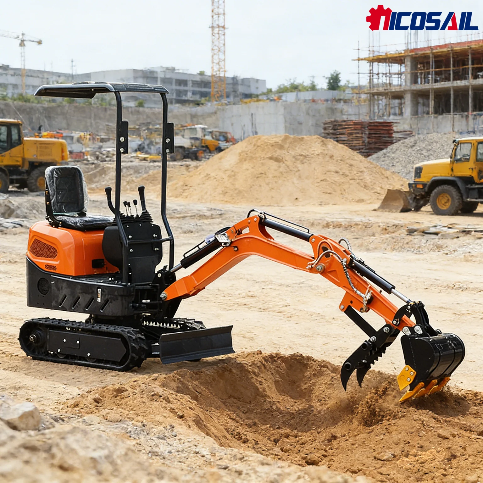 

EPA CE Certified Mini Digger 1.2 Ton 1200kg for Orchard Yard Small Engineering