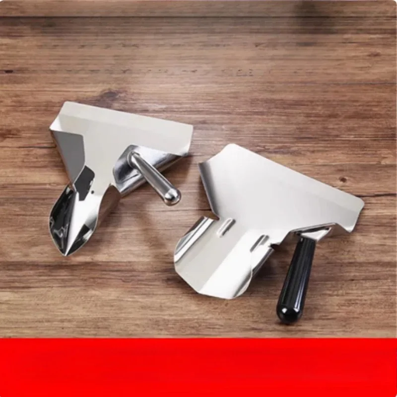 1PC Food French Fries Shovel Fry Scoop Stainless Steel Chip scoop for Hamburger Popcorn Packing shovel  Baking Tool