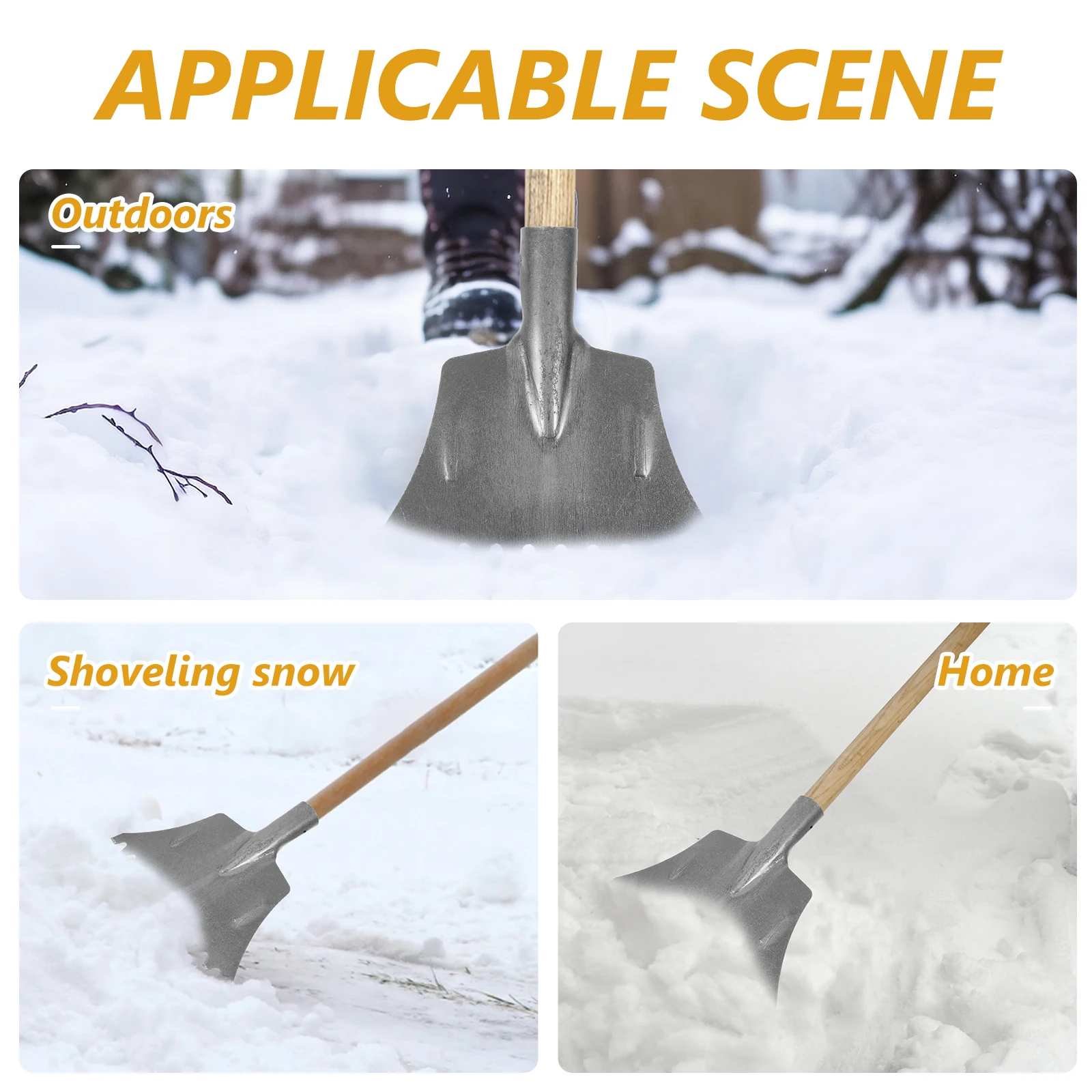 

1pc Breaking Heavy Duty Steel Snow for Bike Glass Door Winter Outdoor Use Professional Replaceable Ice