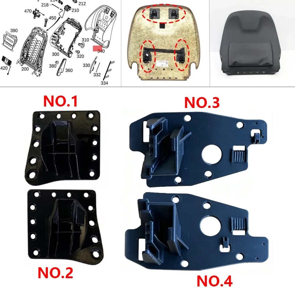 Front Seat Back Panel Fix Bracket Backboard Fastener Buckle Clip For Mercedes-Benz C200 S205 W205 E250 W213 S213 GLC220d X253
