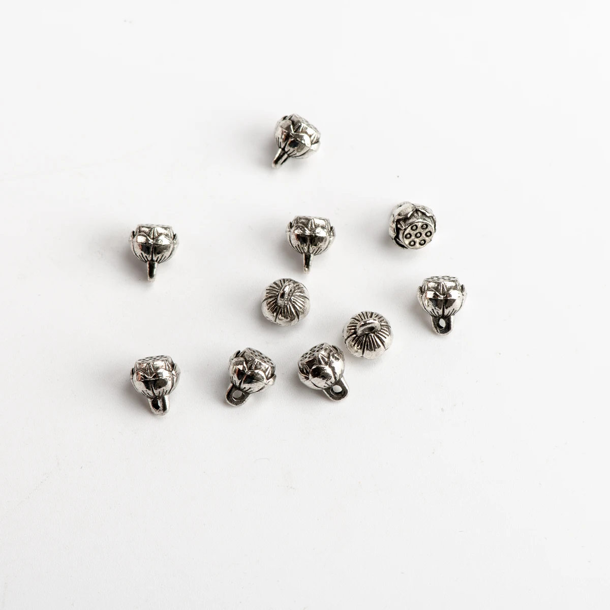 Lotus DIY Alloy Pendant For Decoration Charms Jewelry Findings & Components For Jewelry Making #JZ430