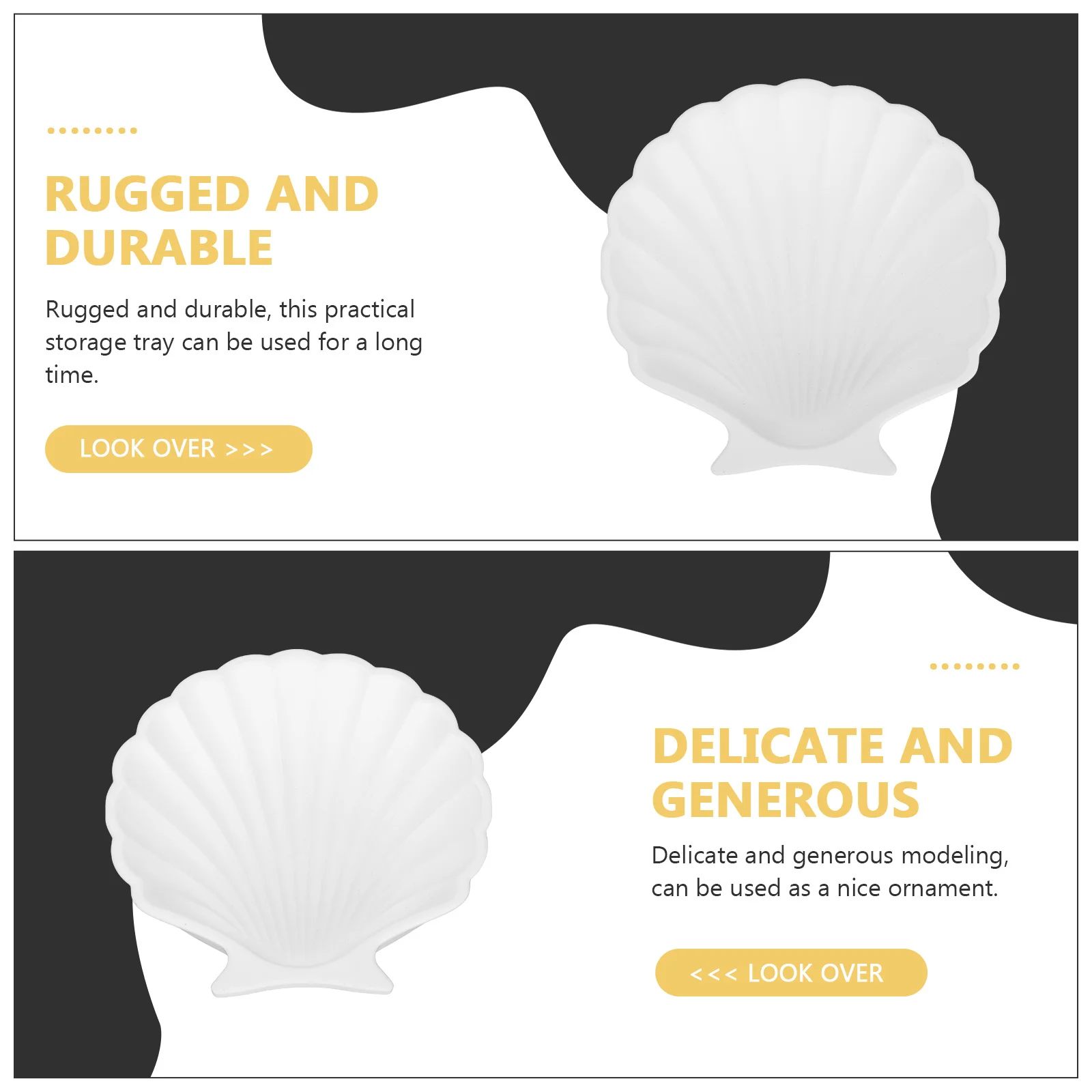 1 قطعة صندوق تخزين المجوهرات العملي دائم حامل القرط الزخرفية لغرفة نوم الفندق غرفة المعيشة صينية تخزين المجوهرات