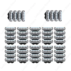 Lame de rasoir de sécurité en acier inoxydable, 3 couches, pour tous les jours