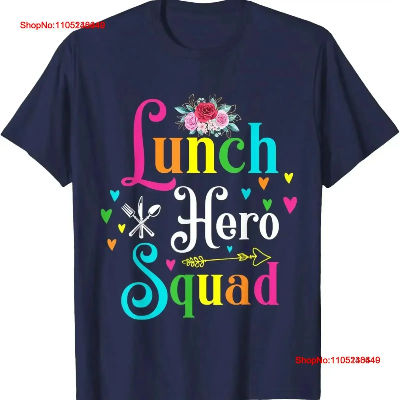 School Lunch Hero Squad Funny Cafeteria Workers s T Shirt vintage Washed Top For Everyday Wear Comfortable Stylish Breathable
