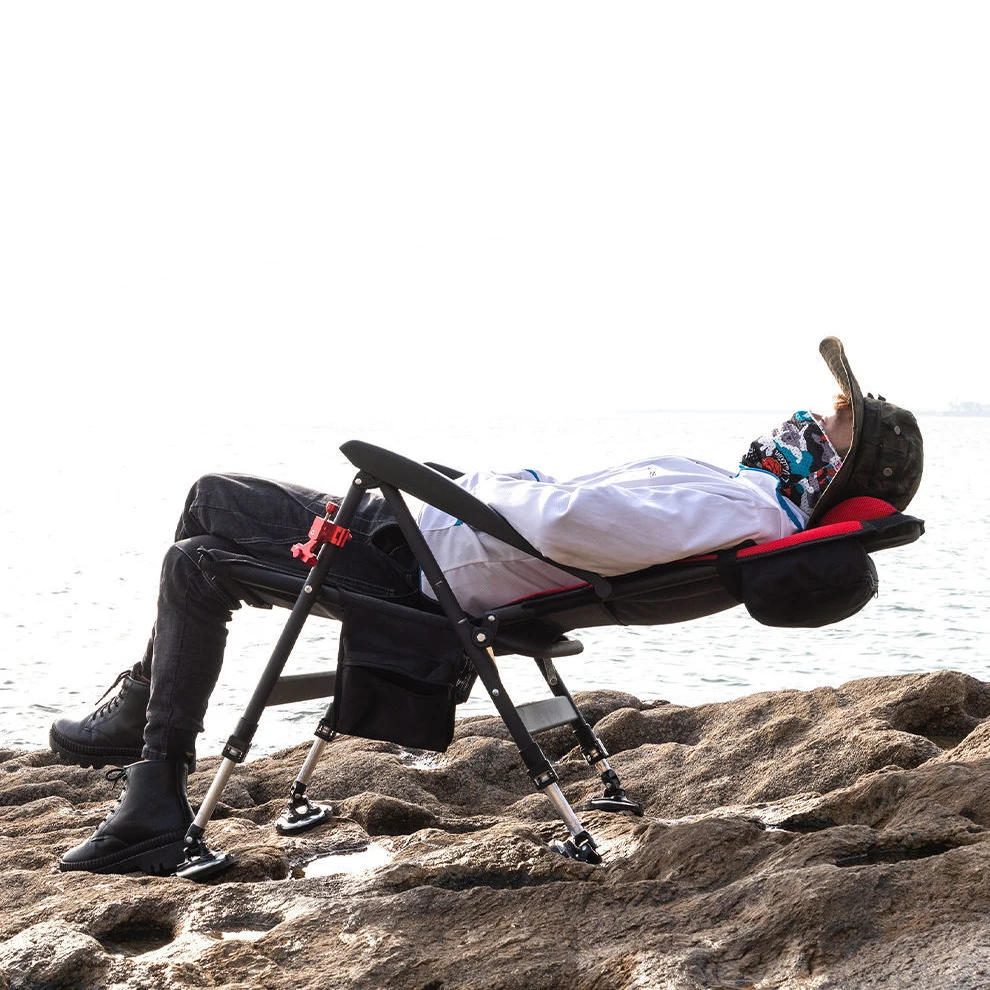 Foldable Fishing Chair Feed складний стульчик Outdoor кресло для рибалки Portable Camping Chair Adjustable стул туристический