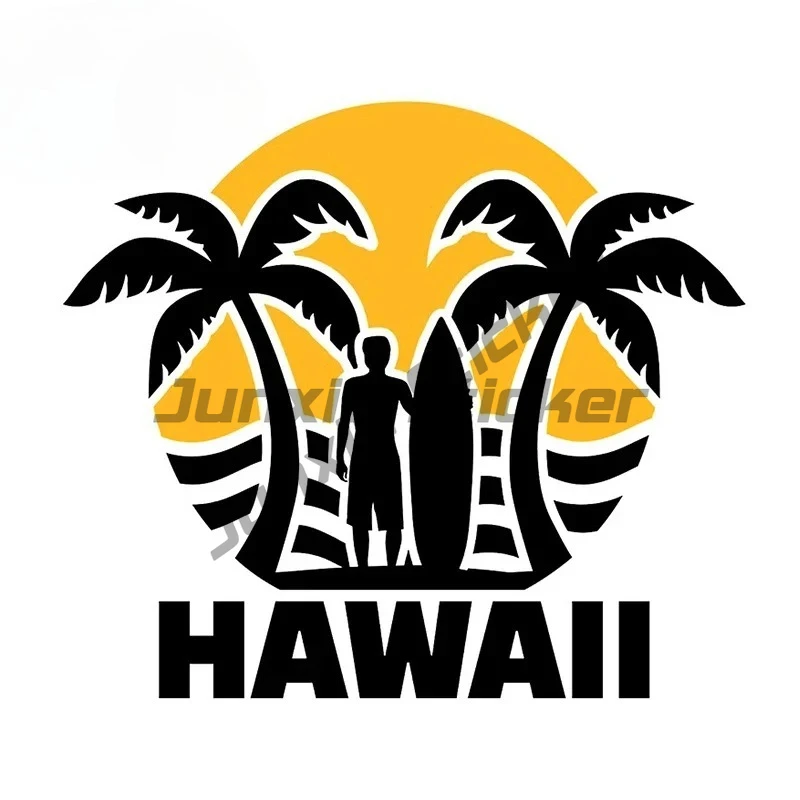 

For Hawaii Sticker Fine SUV Car Stickers Funny Graffiti Sticker JDM Accessories Motorcycle Decor