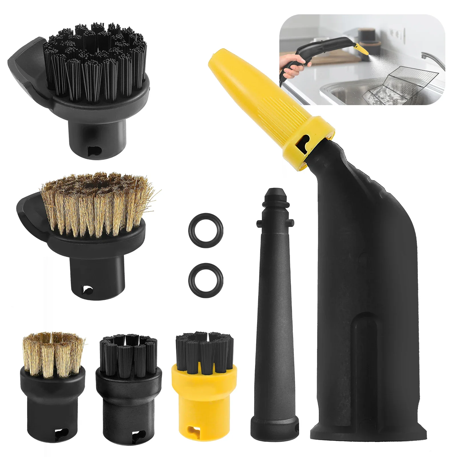 

Steam Vacuum Cleaner Accessories for SC1 SC2 SC3 SC4 SC5 Handheld Steam Brush Versatile Vacuum Cleaner Parts Nylon Accessories