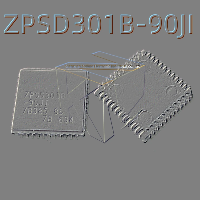 2pcs ZPSD301B-90JI ZPSD313VB-25J WD33C93BJM P87C51X2BA PIC16C77-10/L EPS464LC-20 AT27C4096-12JC AT89S53-24JU PLCC-44 IC