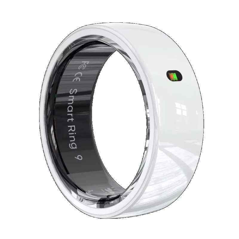 Smart Ring Ceramics NFC Gesture Touch Control Reminder Game Skin Temperature Measurement Health Ring With Charging Case