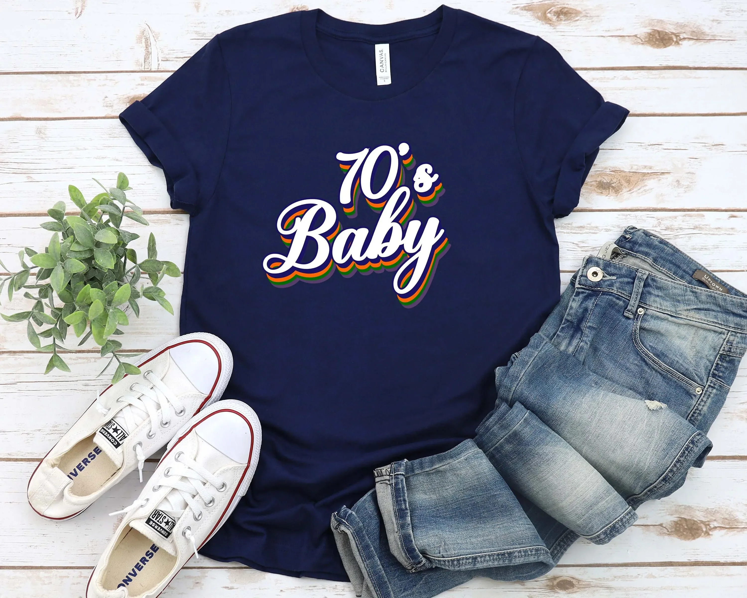 70 s Baby T Shirt Retro 1970 Birthday Party Outfit Fifty Years 50th Vintage Hippie 70s Life
