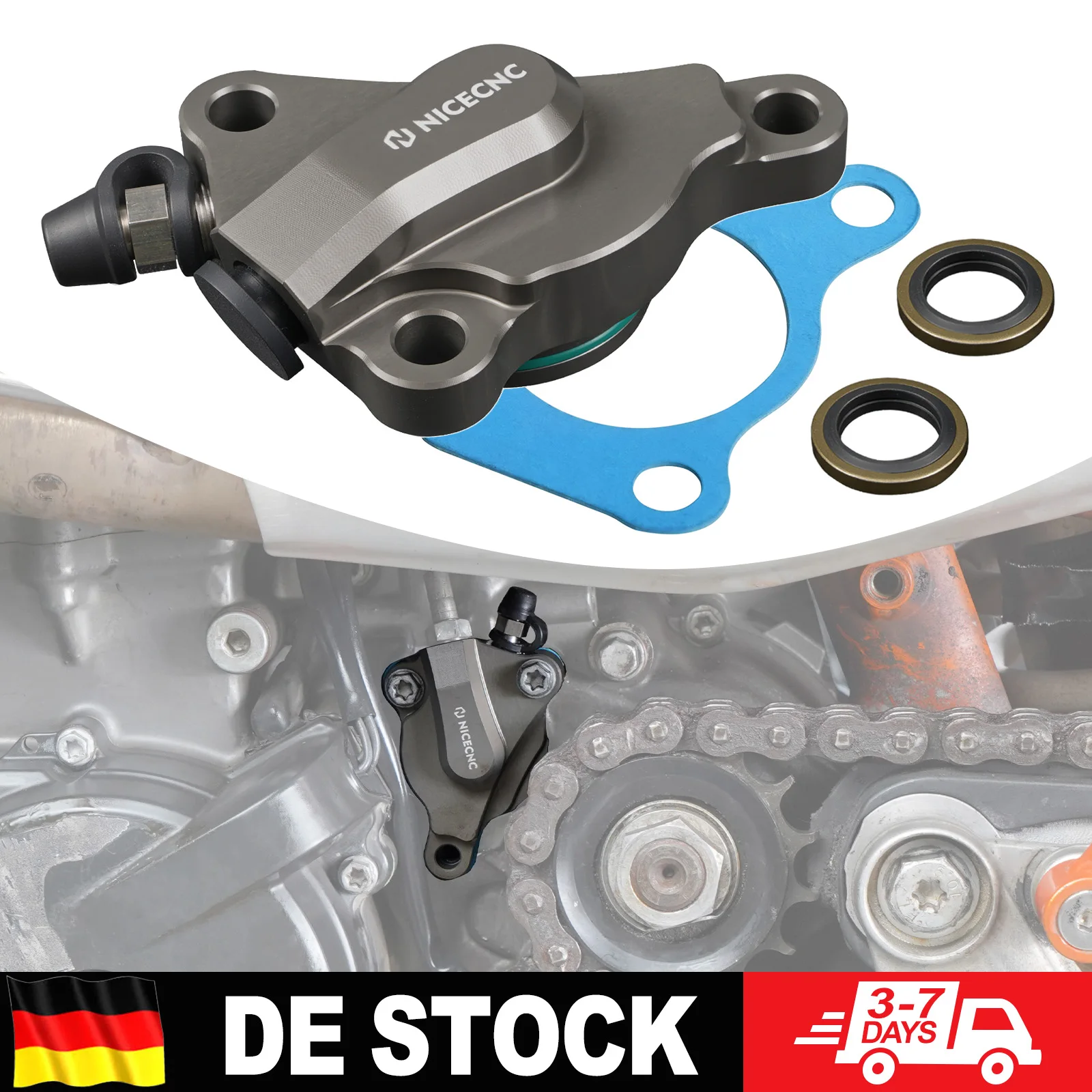 Für 2005-2007 KTM EXC 400 500 Factory Kupplungsnehmerzylinder-Kit für KTM EXC 525 SixDays EXC 450 Racing 03-07 EXC400 Racing 01-06