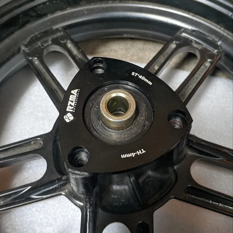 Adaptador espaciador de brida de junta de disco de freno de motocicleta, Universal, 3 orificios, 57mm, paso de montaje, para Yamaha Jog 50 MBK Nitro BWS Zuma Stage6