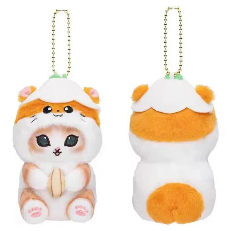 Schattige Mofusand haai knuffels in Japanse stijl, kawaii sleutelhanger, cartoon rugzak, kleine decoratieve hanger